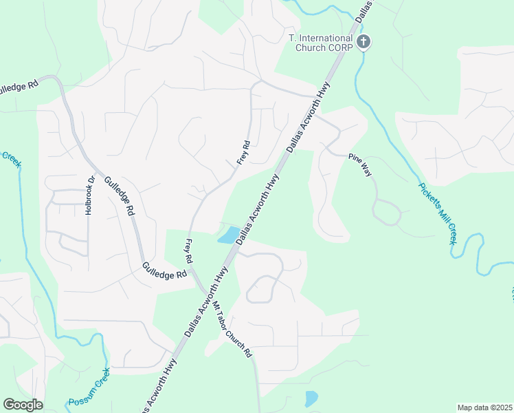map of restaurants, bars, coffee shops, grocery stores, and more near 6799 State Route 381 in Dallas