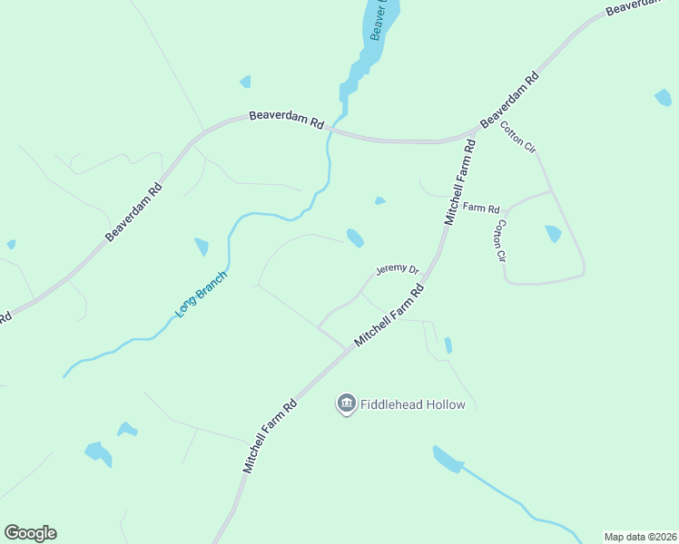 map of restaurants, bars, coffee shops, grocery stores, and more near 261 Jeremy Drive in Colbert