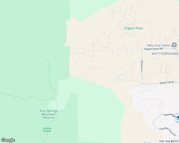 map of restaurants, bars, coffee shops, grocery stores, and more near 9231 Gawn Trail in Moreno Valley