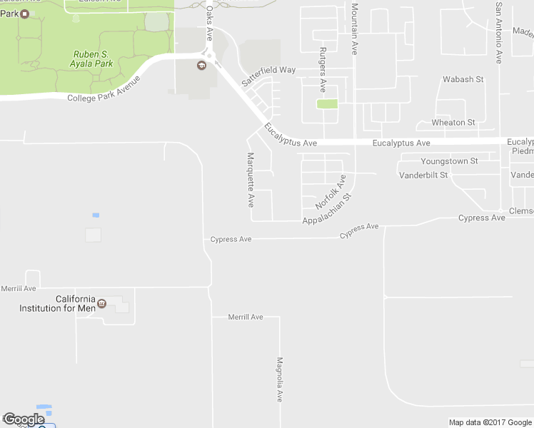 map of restaurants, bars, coffee shops, grocery stores, and more near 14700 Marist Lane in Chino
