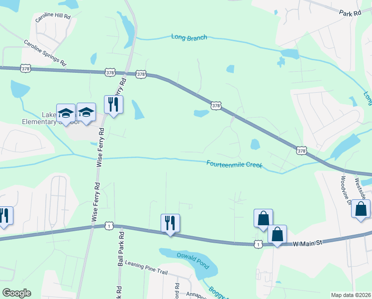 map of restaurants, bars, coffee shops, grocery stores, and more near 160 Marissa Lane in Lexington