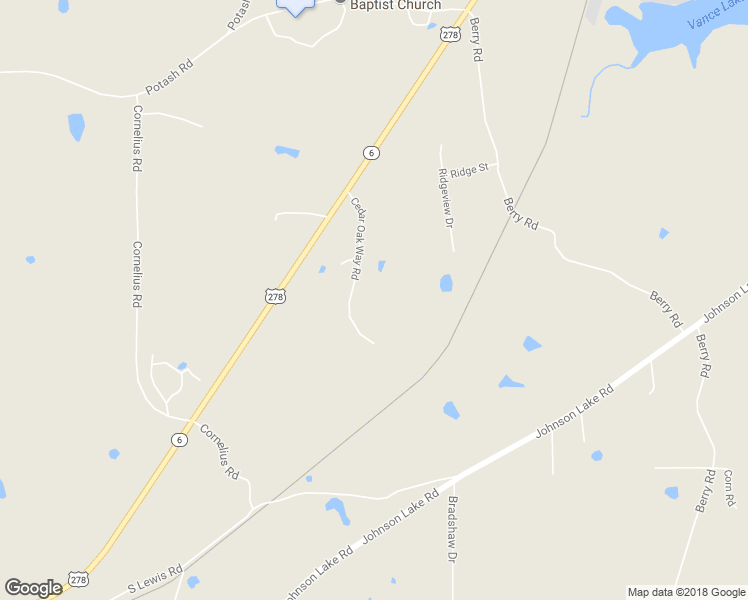 map of restaurants, bars, coffee shops, grocery stores, and more near 153 Cedar Oak Way in Cedartown