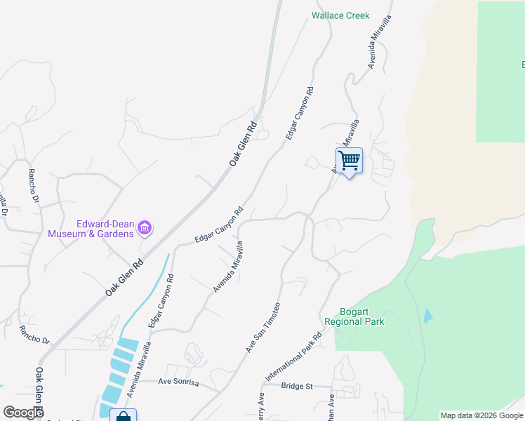 map of restaurants, bars, coffee shops, grocery stores, and more near 9241 Avenida Miravilla in Cherry Valley