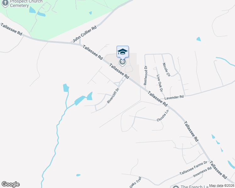 map of restaurants, bars, coffee shops, grocery stores, and more near 176 Rivercliff Drive in Athens