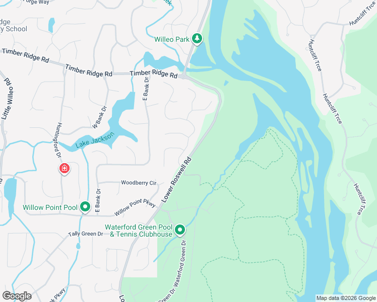 map of restaurants, bars, coffee shops, grocery stores, and more near 5622 Asheforde Lane in Marietta