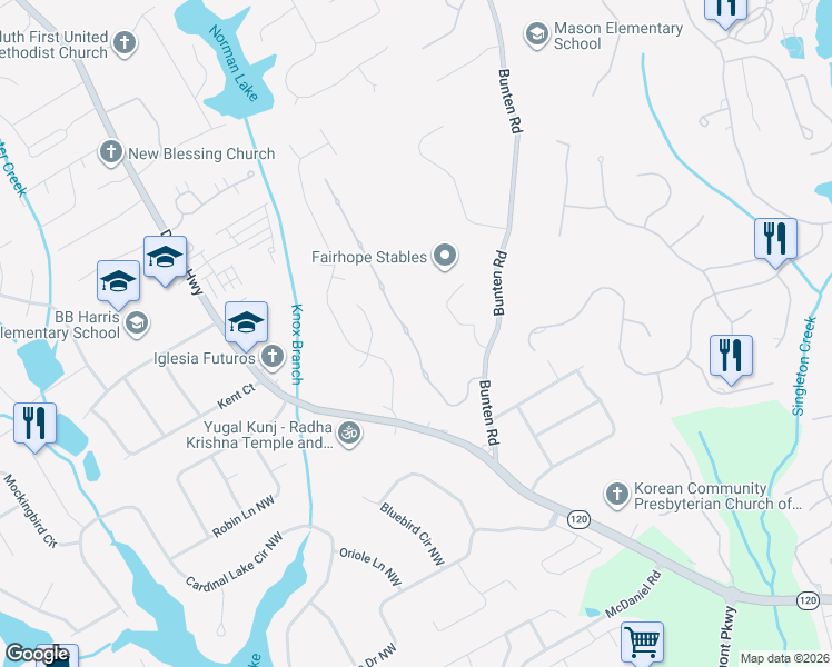 map of restaurants, bars, coffee shops, grocery stores, and more near 2931 Willowstone Drive in Duluth