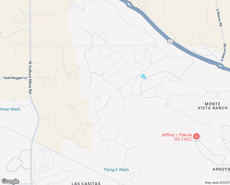 map of restaurants, bars, coffee shops, grocery stores, and more near 1380 Roadrunner Ridge in Wickenburg