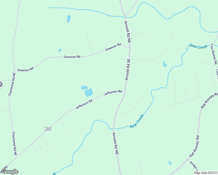 map of restaurants, bars, coffee shops, grocery stores, and more near 13 Jefferson Road in Statham