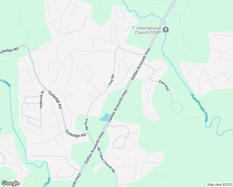 map of restaurants, bars, coffee shops, grocery stores, and more near 6799 State Route 381 in Dallas