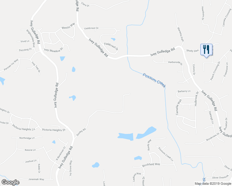 map of restaurants, bars, coffee shops, grocery stores, and more near 401 Dooley Road in Dallas