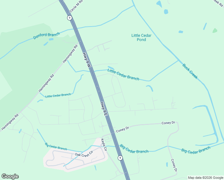 map of restaurants, bars, coffee shops, grocery stores, and more near 2044 Highway 9 East in Longs