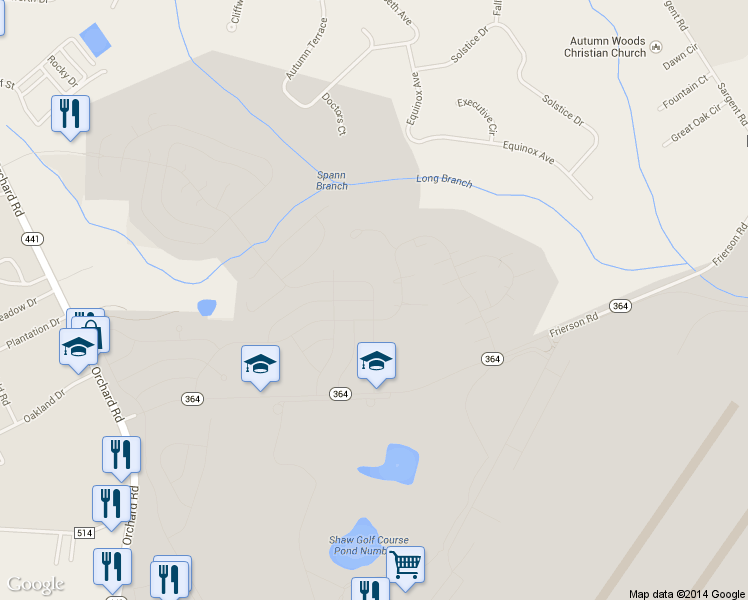 map of restaurants, bars, coffee shops, grocery stores, and more near 5667 Sycamore Street in Sumter