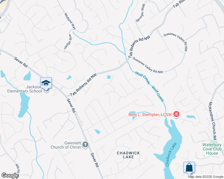 map of restaurants, bars, coffee shops, grocery stores, and more near 1930 Eagle Valley Court Northwest in Lawrenceville