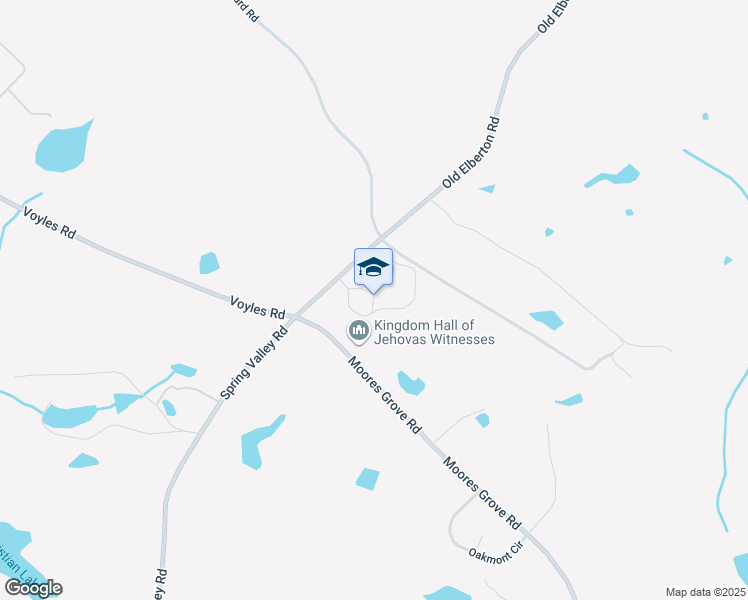 map of restaurants, bars, coffee shops, grocery stores, and more near 110 Old Elberton Road in Athens