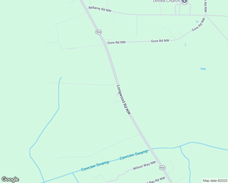 map of restaurants, bars, coffee shops, grocery stores, and more near 1591 Longwood Rd NW in Brunswick