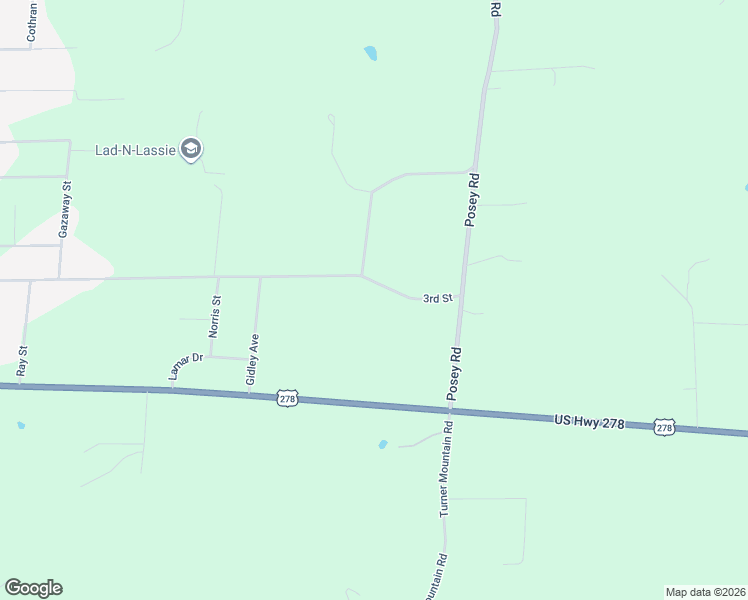 map of restaurants, bars, coffee shops, grocery stores, and more near 6739 3rd Street in Gadsden