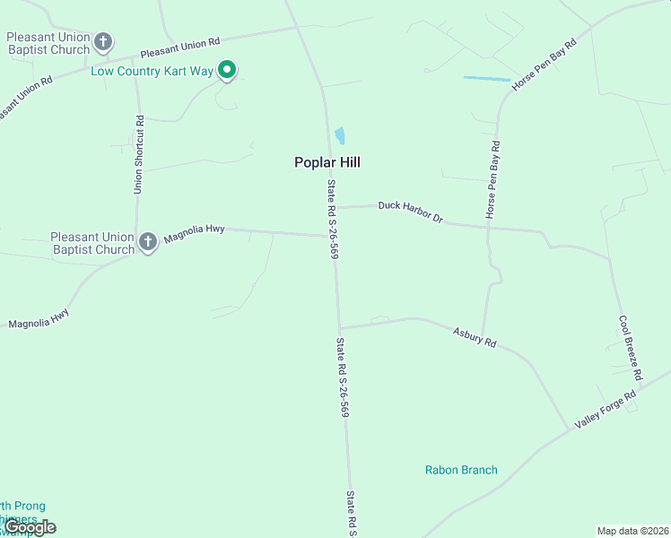 map of restaurants, bars, coffee shops, grocery stores, and more near 3652 Good Luck Road in Aynor