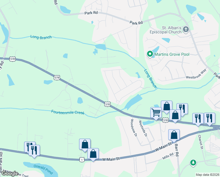 map of restaurants, bars, coffee shops, grocery stores, and more near 228 Lavender Lane in Lexington