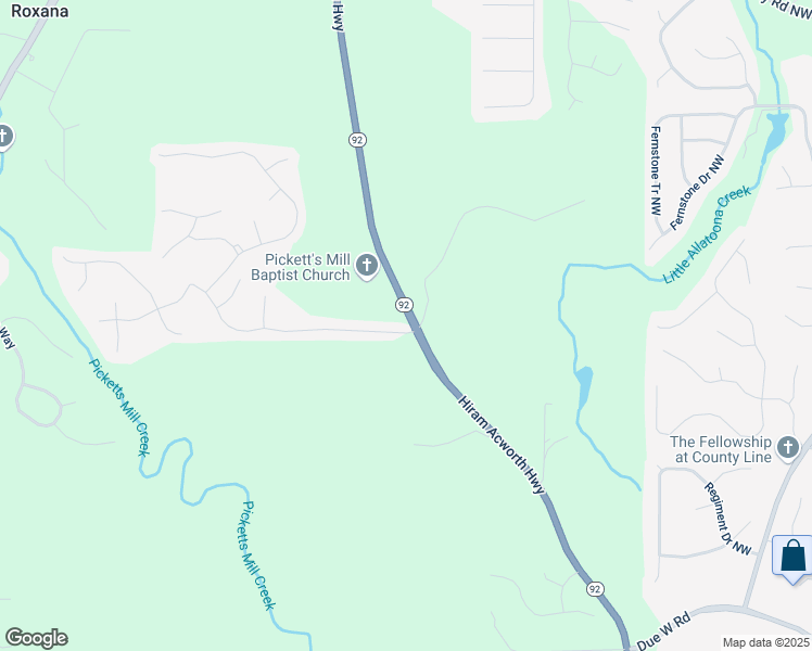 map of restaurants, bars, coffee shops, grocery stores, and more near 24 Pine Bluff Drive in Dallas