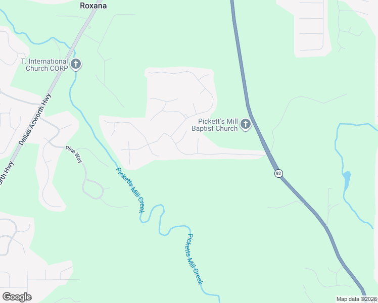 map of restaurants, bars, coffee shops, grocery stores, and more near 392 Pine Bluff Drive in Dallas