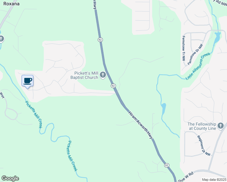 map of restaurants, bars, coffee shops, grocery stores, and more near 24 Pine Bluff Drive in Dallas