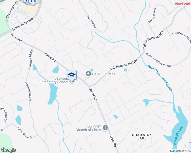 map of restaurants, bars, coffee shops, grocery stores, and more near 1851 Furlong Run in Lawrenceville
