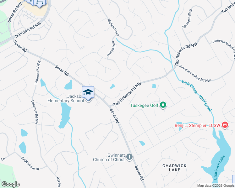 map of restaurants, bars, coffee shops, grocery stores, and more near 1851 Furlong Run in Lawrenceville
