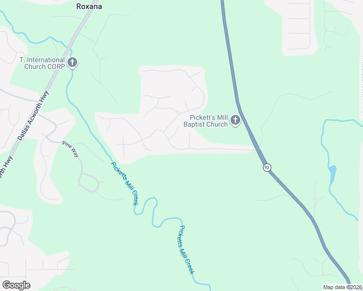 map of restaurants, bars, coffee shops, grocery stores, and more near 392 Pine Bluff Drive in Dallas