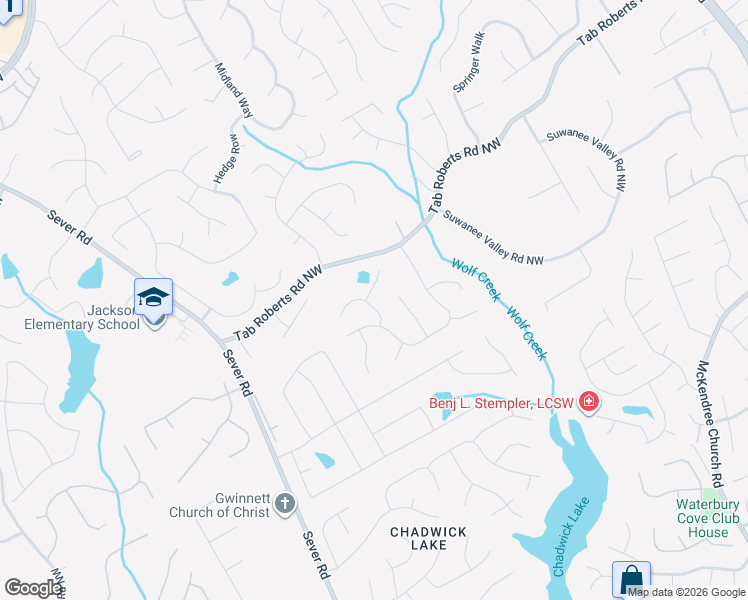 map of restaurants, bars, coffee shops, grocery stores, and more near 1930 Eagle Valley Court Northwest in Lawrenceville
