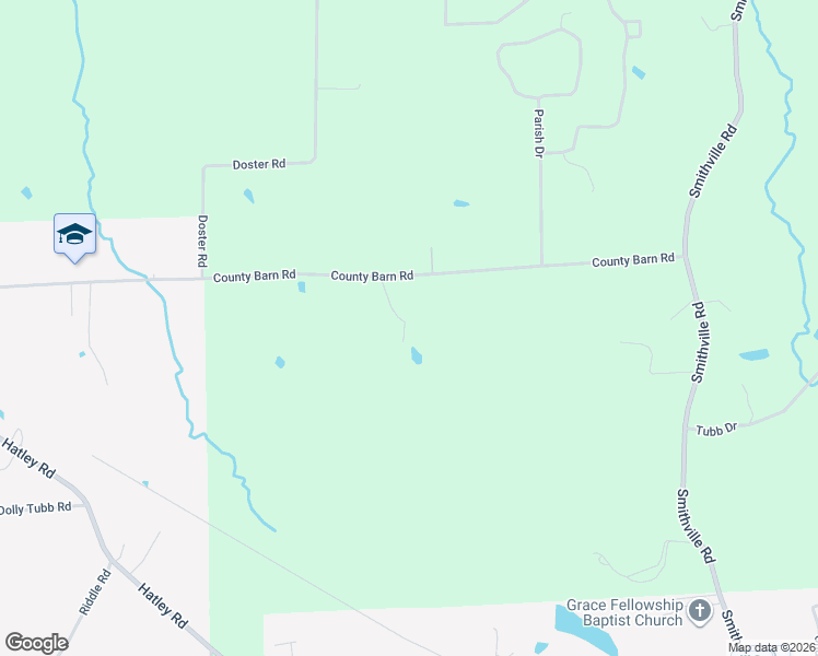 map of restaurants, bars, coffee shops, grocery stores, and more near 60112 County Barn Road in Amory