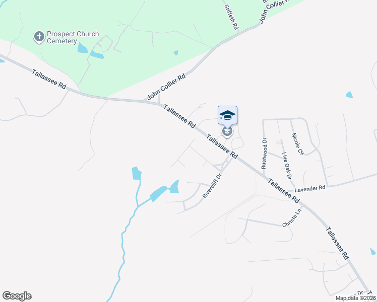 map of restaurants, bars, coffee shops, grocery stores, and more near 105 Lakeover Drive in Athens