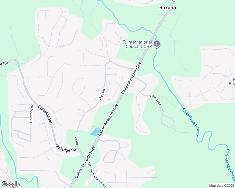 map of restaurants, bars, coffee shops, grocery stores, and more near 7010 Dallas Acworth Highway in Dallas