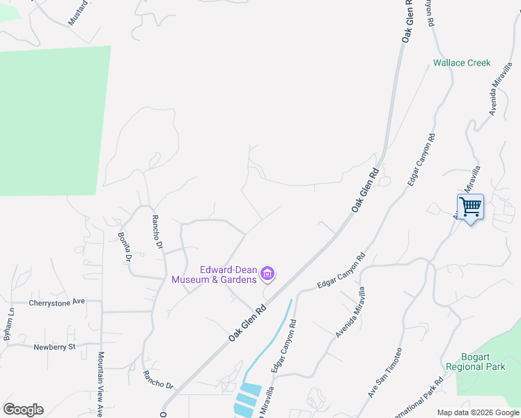 map of restaurants, bars, coffee shops, grocery stores, and more near 9011 Oak Creek Road in Cherry Valley