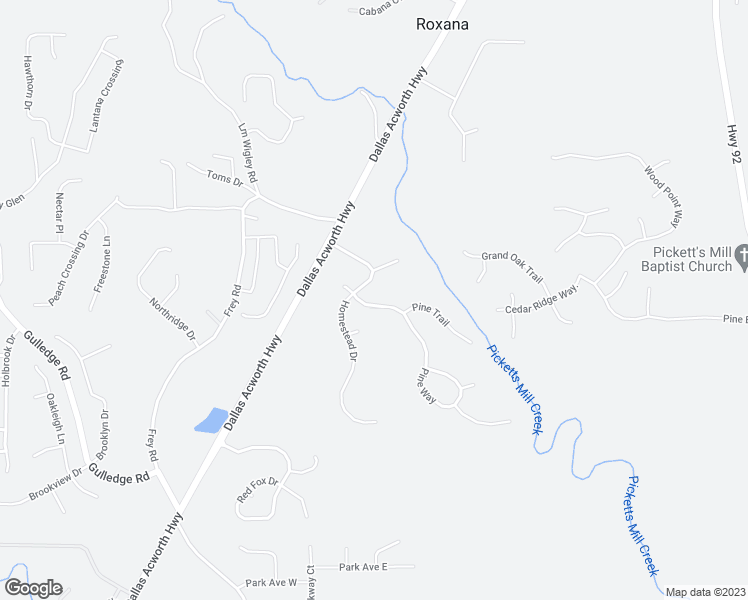 map of restaurants, bars, coffee shops, grocery stores, and more near 51 Pine Way in Dallas