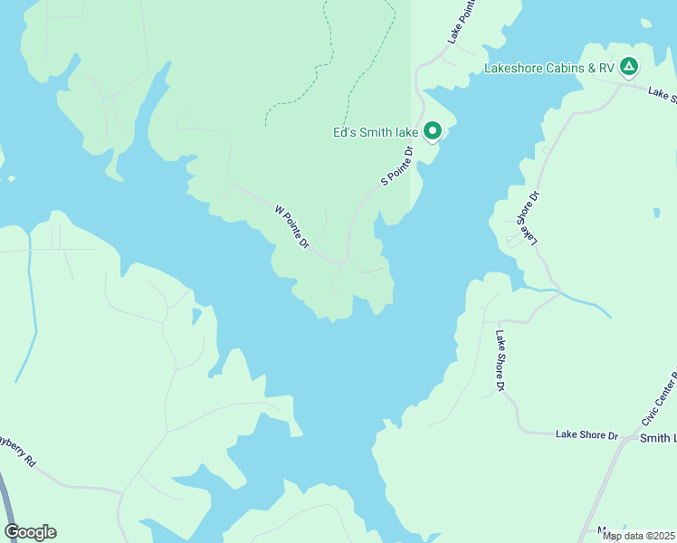 map of restaurants, bars, coffee shops, grocery stores, and more near S Pointe Dr in Arley