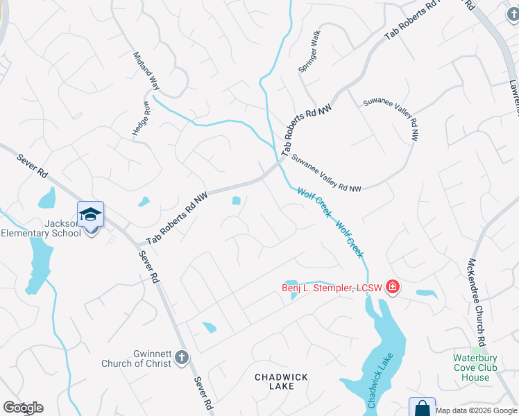 map of restaurants, bars, coffee shops, grocery stores, and more near 1949 Whitehawk Court Northwest in Lawrenceville
