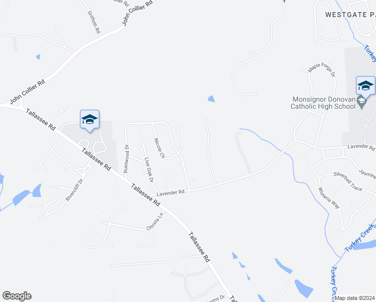 map of restaurants, bars, coffee shops, grocery stores, and more near 110 Fair Oaks Drive in Athens