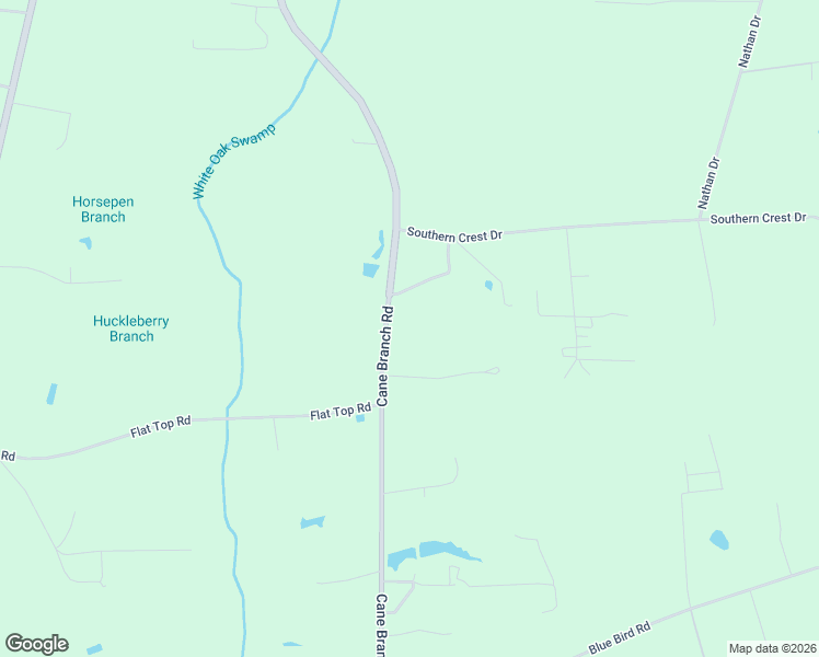 map of restaurants, bars, coffee shops, grocery stores, and more near 1335 Cane Branch Road in Loris