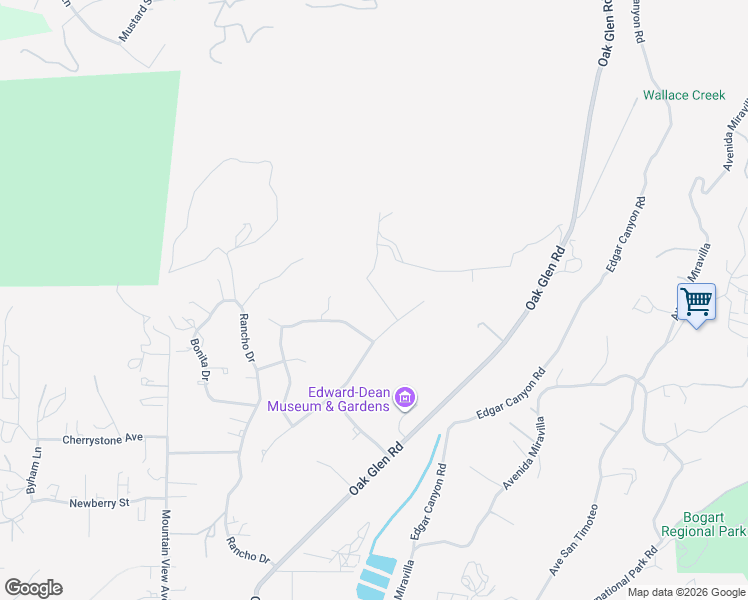 map of restaurants, bars, coffee shops, grocery stores, and more near 39581 Cherry Oak Canyon Road in Cherry Valley