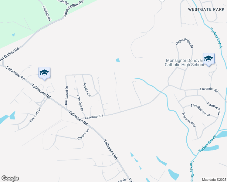 map of restaurants, bars, coffee shops, grocery stores, and more near 191 Lavender Lakes Drive in Athens