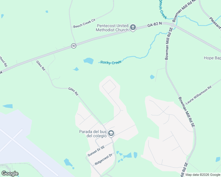 map of restaurants, bars, coffee shops, grocery stores, and more near 159 Azalea Drive in Winder