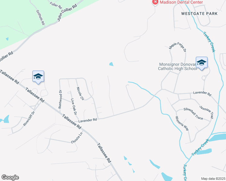 map of restaurants, bars, coffee shops, grocery stores, and more near 216 Lavender Lakes Drive in Athens