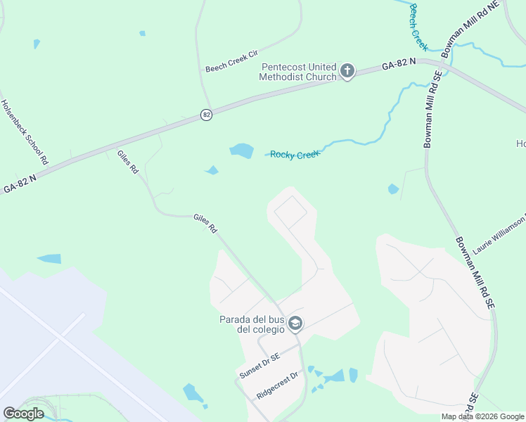 map of restaurants, bars, coffee shops, grocery stores, and more near 154 Azalea Drive in Winder