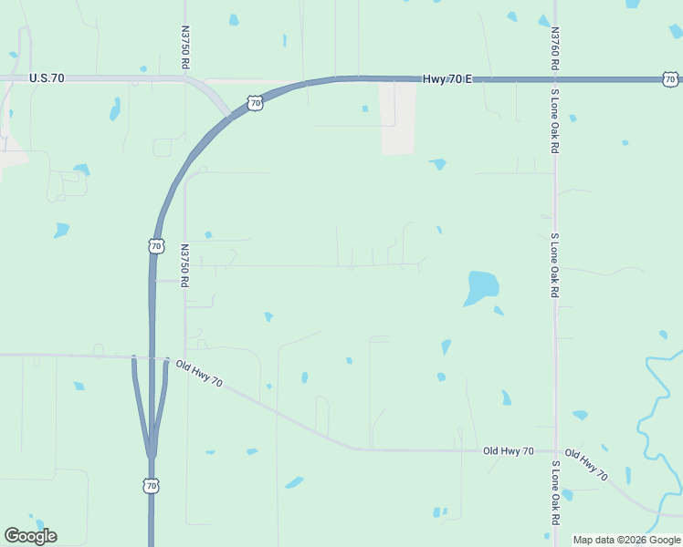 map of restaurants, bars, coffee shops, grocery stores, and more near 418 E2085 Road in Durant