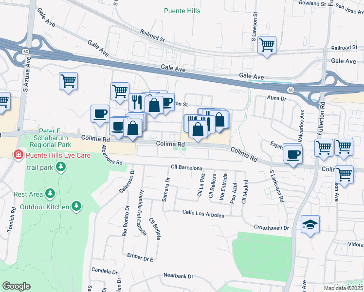17800 Colima Road, Rowland Heights CA Walk Score