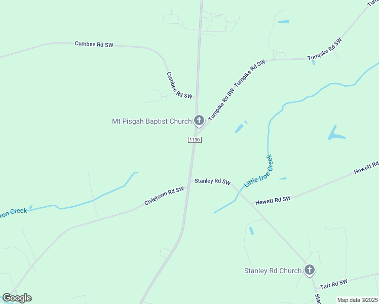 map of restaurants, bars, coffee shops, grocery stores, and more near 549 Mount Pisgah Road Southwest in Brunswick County