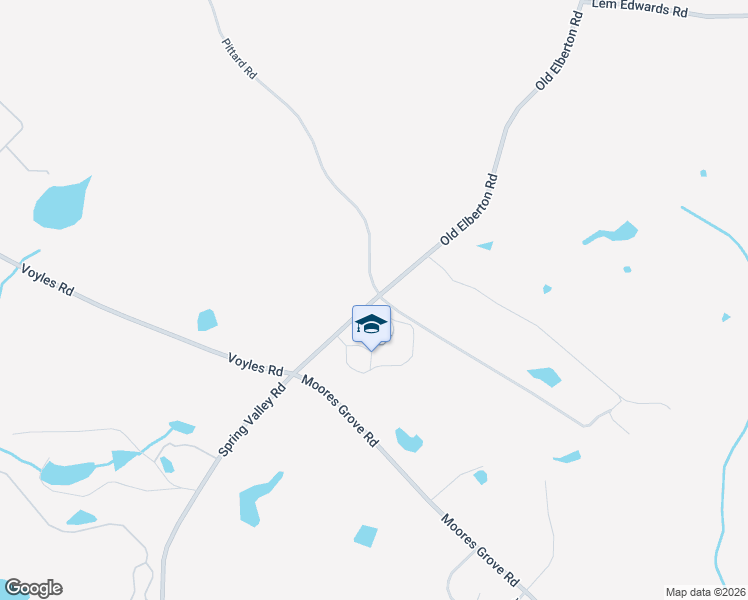 map of restaurants, bars, coffee shops, grocery stores, and more near 250 Old Elberton Road in Athens