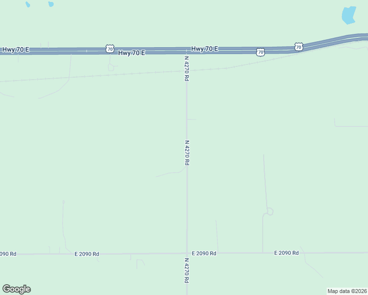 map of restaurants, bars, coffee shops, grocery stores, and more near 1146 North 4270 Road in Hugo