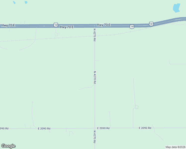 map of restaurants, bars, coffee shops, grocery stores, and more near 1146 North 4270 Road in Hugo