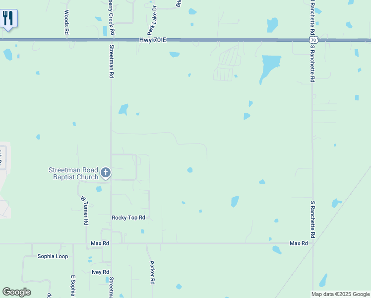 map of restaurants, bars, coffee shops, grocery stores, and more near in Mead